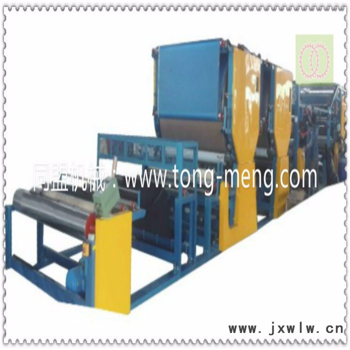 供應(yīng)東莞【復合機 涂布機 皮革處理機 抽條機】同盟 TM-074  三合一三大輪高速貼合機