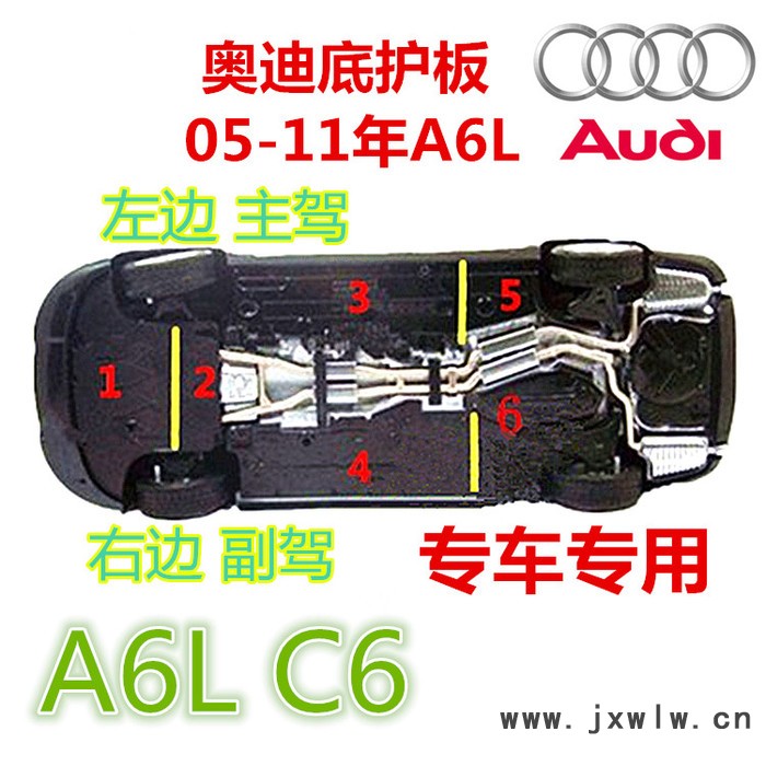 新品 原裝奧迪A6L C6發(fā)動(dòng)機(jī)變速箱 車(chē)身底護(hù)板 底層擋泥板 底盤(pán)