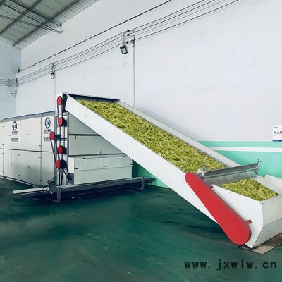 金銀花烘干機 連續(xù)式網(wǎng)帶干燥設(shè)備 大型多層金銀花烘干加工生產(chǎn)線