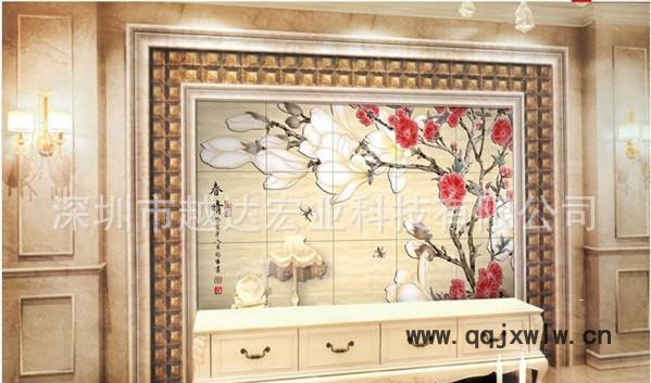 佛山高速瓷磚背景墻印花機(jī),怎么打印3D浮雕圖案,玻璃萬(wàn)能噴繪機(jī)器